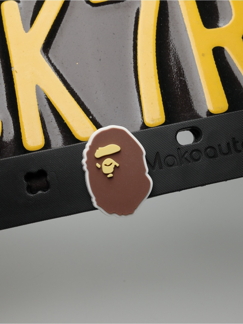 BAPE Black License Plate Frame